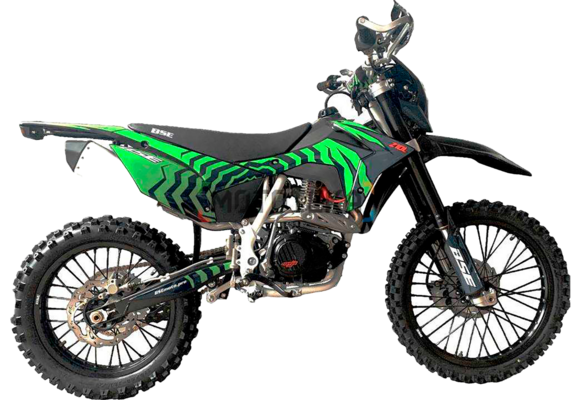 Кроссовый мотоцикл BSE Z10 L Green Shake (030) pitbikemarket.ru