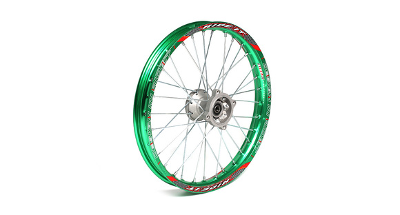 Обод 17" передний алюминий (1,60-R17 d=15mm) зеленый pitbikemarket.ru