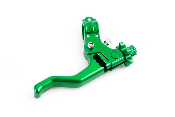 Рычаг сцепления легкого выжима в сборе (универсальный) зеленый pitbikemarket.ru