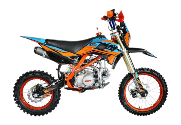 Питбайк KAYO EVOLUTION YX125EM 17/14 KRZ (механ. сцепл., эл. стартер 2022 г.) pitbikemarket.ru