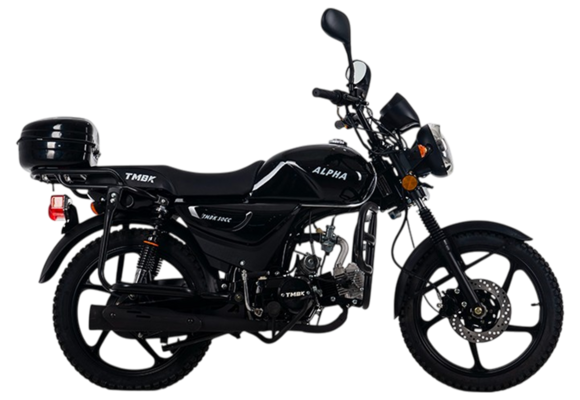 Мопед TMBK ALFA 50 (110) Black pitbikemarket.ru