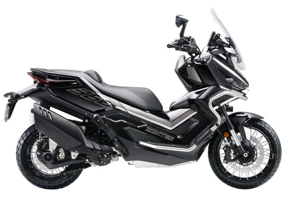 Максискутер ZONTES ZT368-G (ZT1P79MP EFI) 17/14 (2025 г.) ПТС (Черный) pitbikemarket.ru