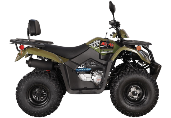 Квадроцикл KAYO AU200 спинка (ЗЕЛЕНЫЙ ХАКИ пластик 2025 г.) (ПТС) pitbikemarket.ru