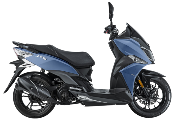 Скутер SYM Jet 14 200 матовый сине серый pitbikemarket.ru