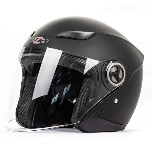 Шлем мото открытый HIZER J219 №2 Matte/Black, M pitbikemarket.ru