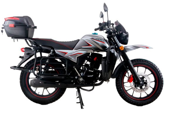 Мотоцикл дорожный ROCKOT QUEST 150 (серый глянцевый, ЭПТС) pitbikemarket.ru