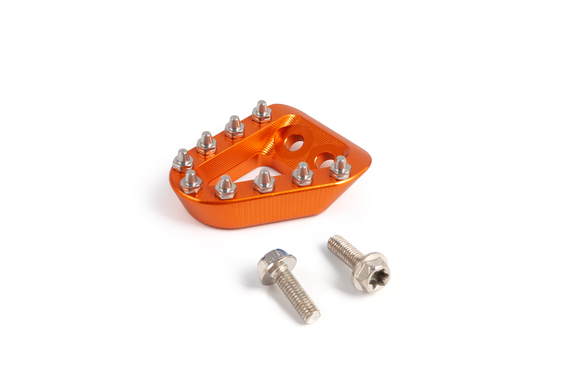 Площадка педали тормоза тип KTM CNC OTOM оранжевая pitbikemarket.ru