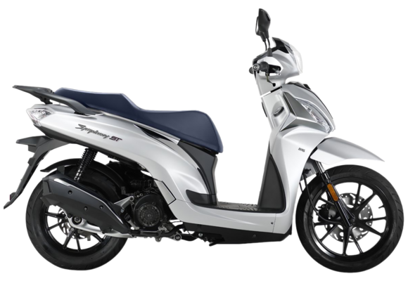 Скутер SYM Symphony ST 200 белый pitbikemarket.ru